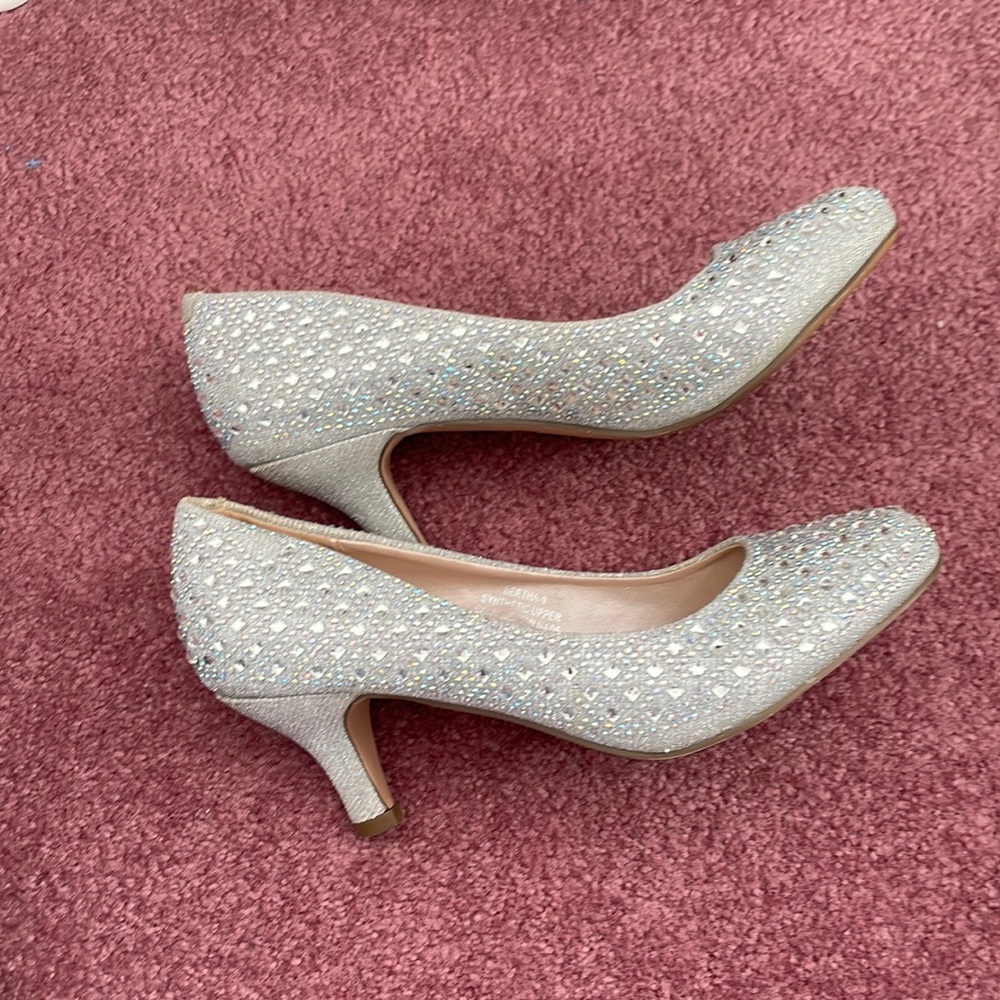 Silver heels